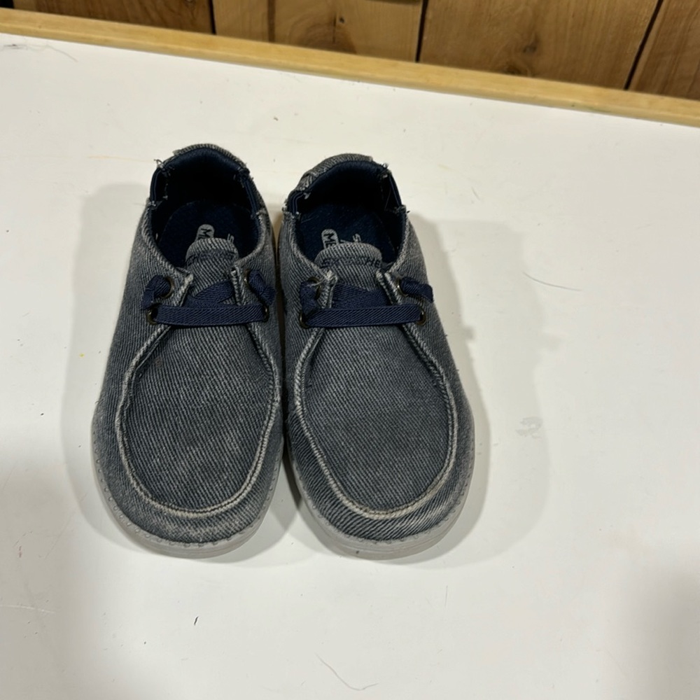 Blue shoes